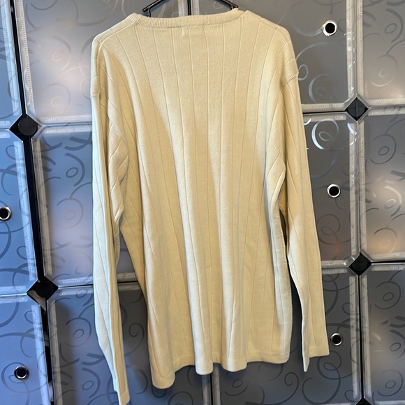Access Claiborne Mens Tan Sweater, Size L - Picture 3 of 3